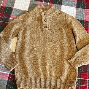 Carter's Brown Sweater with Button Collar